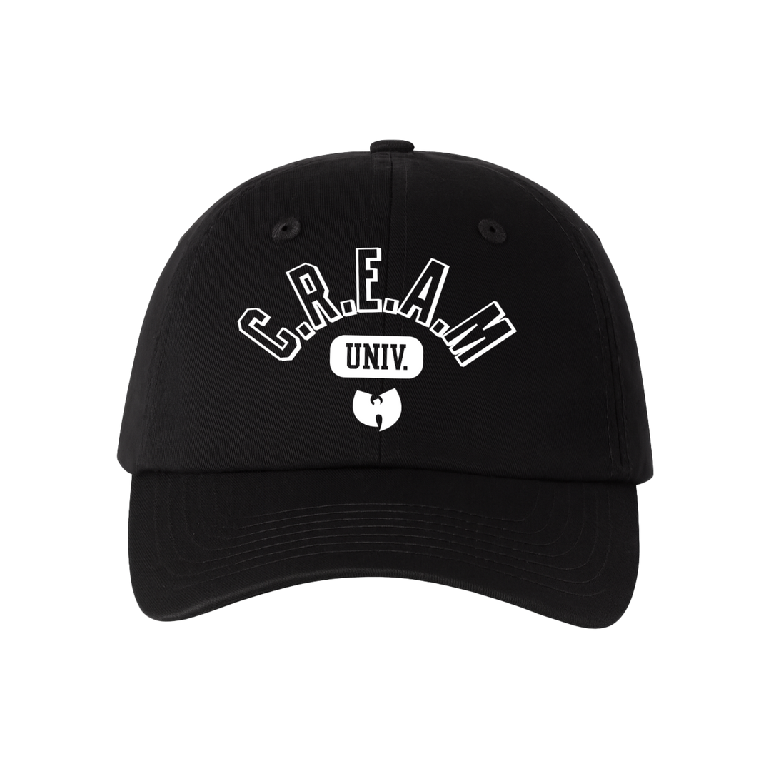 Youth C.R.E.A.M. University Dad Hat - Black