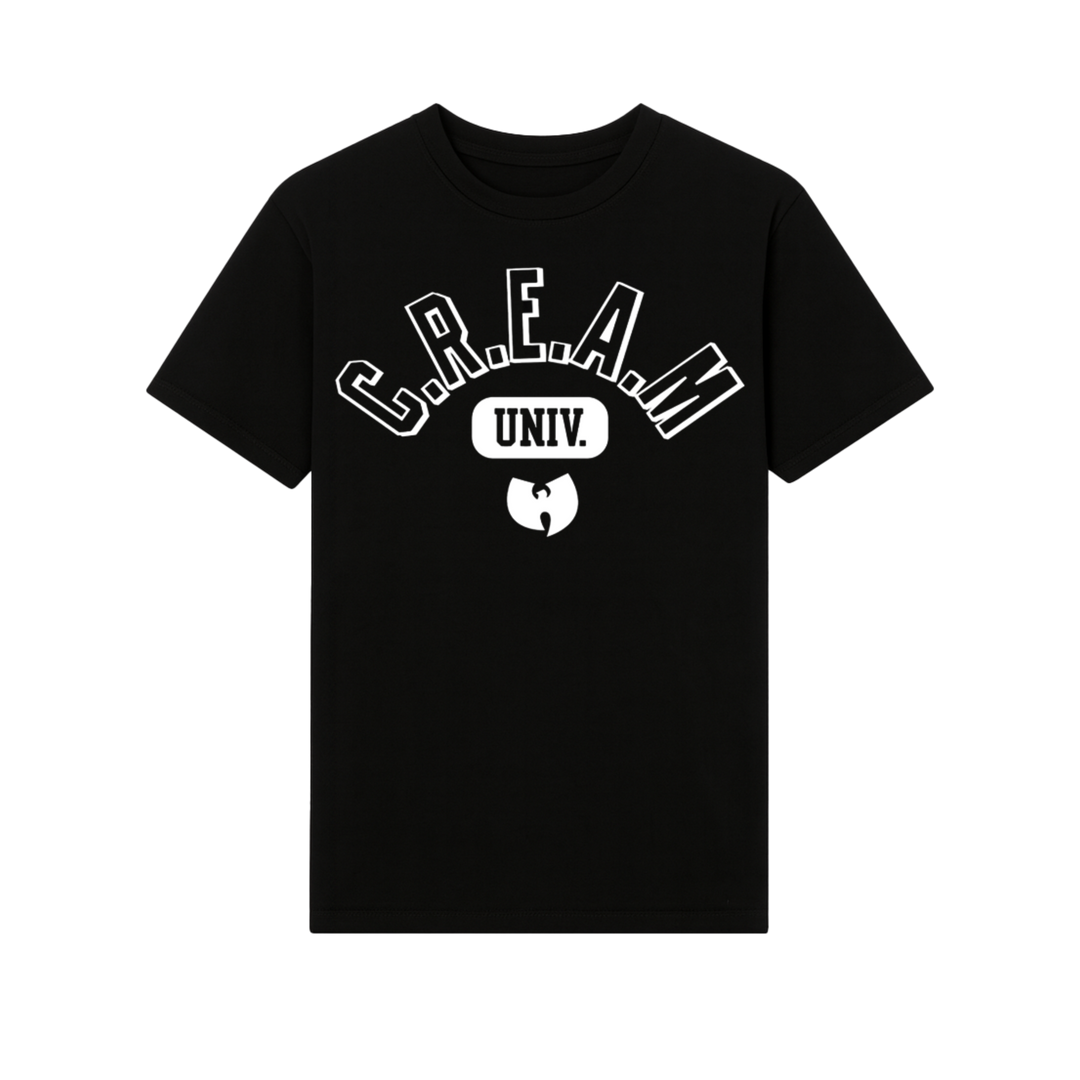 Youth C.R.E.A.M. University Tee - Black