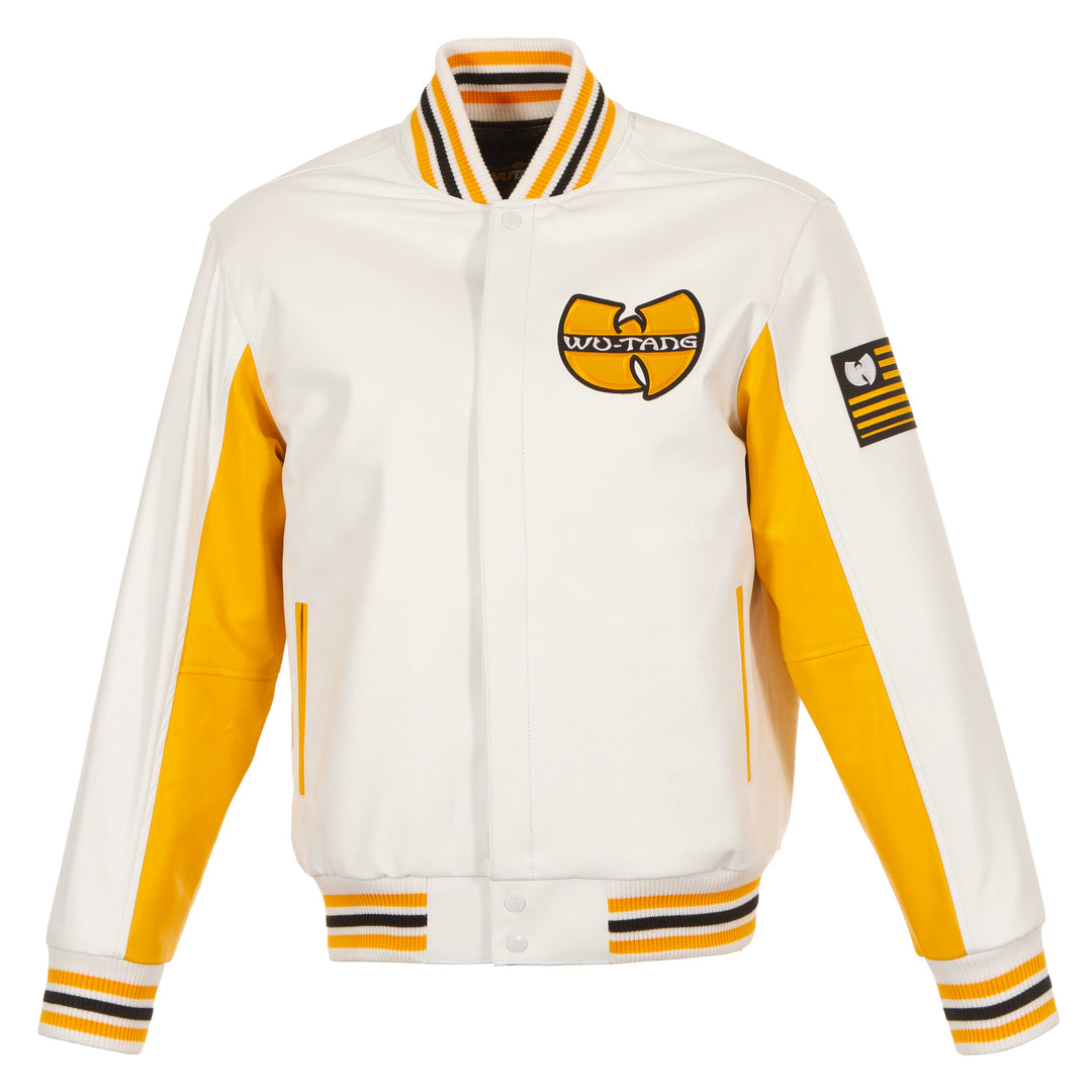 WU Classic Logo Varsity White & Yellow Jacket