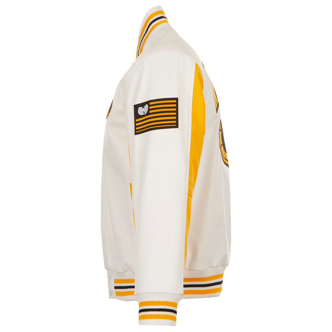 WU Classic Logo Varsity White & Yellow Jacket