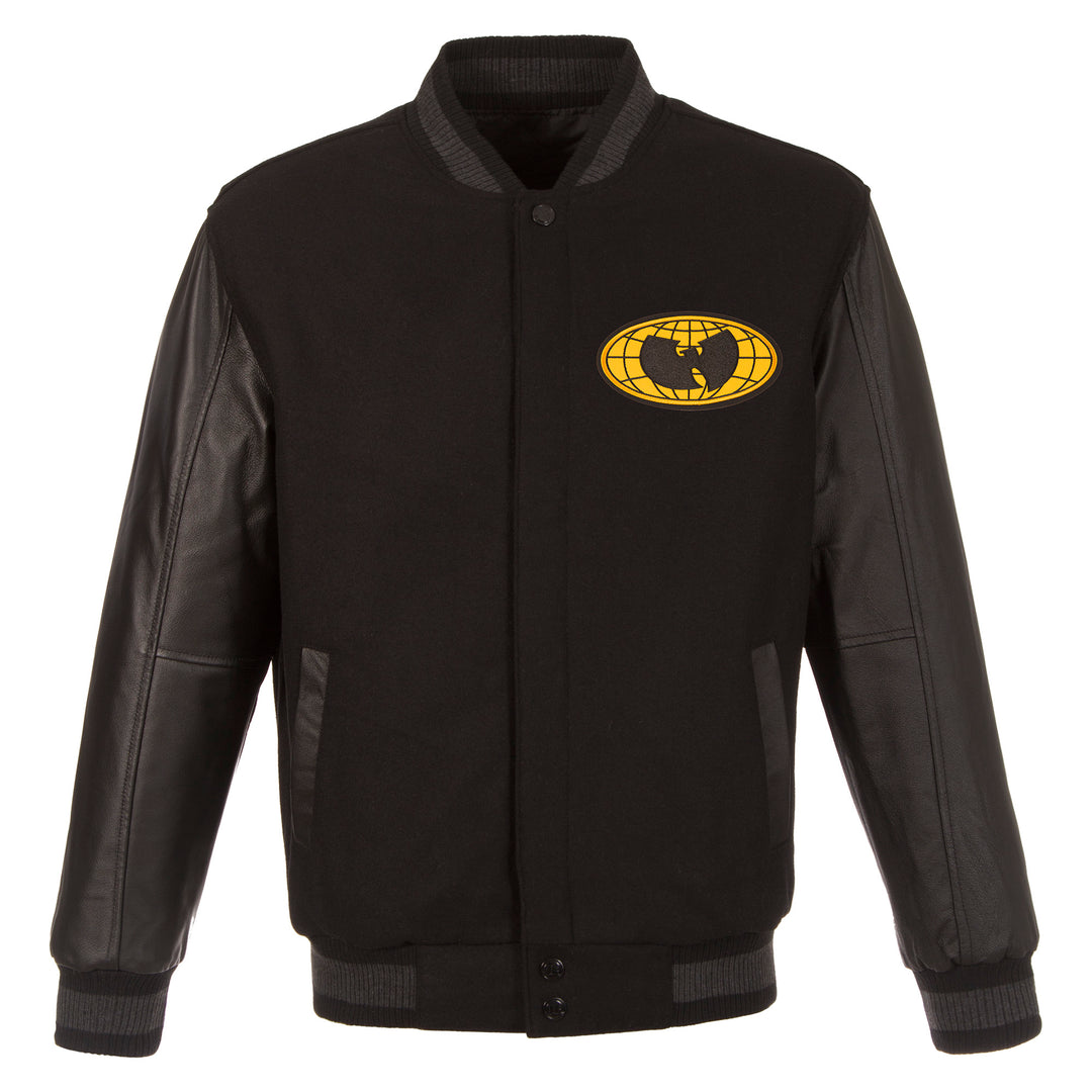 WU Wool/Leather Reversible Globe Logo Jacket