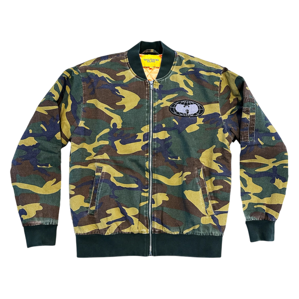 cozyworldwide CAMO BOMBER JACKET Mサイズ 005 CD WAXED CAMO BOMBER JACKET – COZY WORLDWIDE