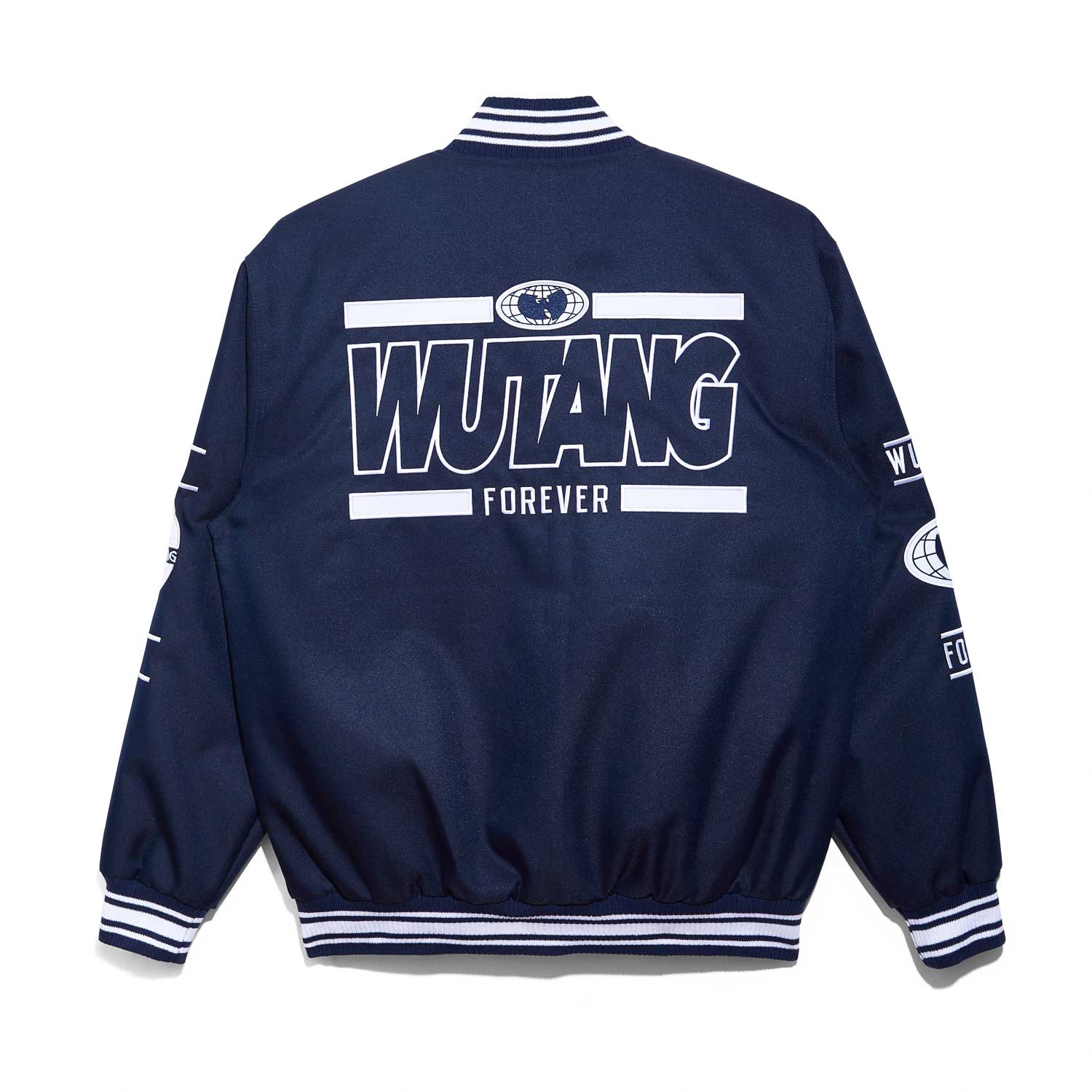 All-City Jacket Navy and White – Wu-Tang Clan Shop